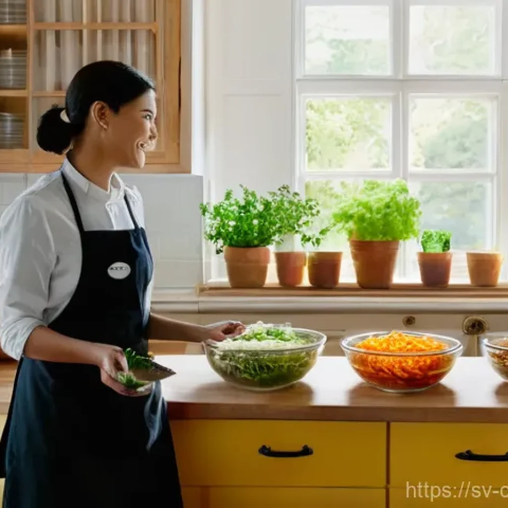 식재료 활용으로 만드는 수프 레시피 - **Prompt: The Chef's Creative Transformation in a Cozy Kitchen**
A wide-angle shot capturing a w...